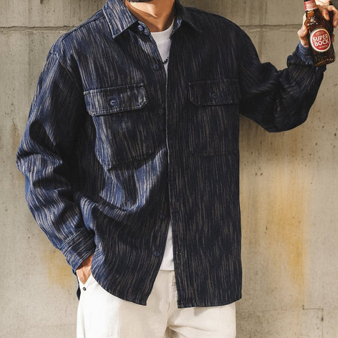 Retro Texture Utility Shirt P1831